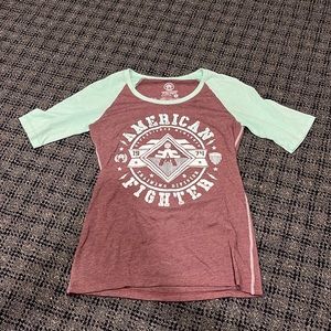 American Fighter 3/4 Sleeve shirt size medium
